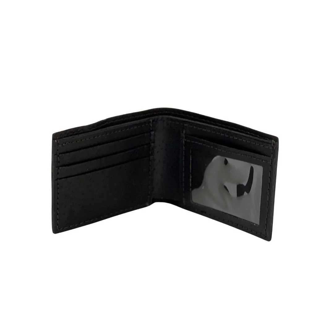 TEN×HOS WALLET BLACK Card Wallet Black Leather 10 Slots Compact Transparent